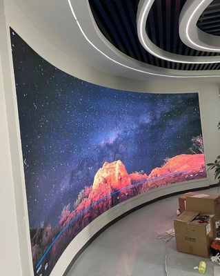 Écran LED P3 en couleur entière à l'intérieur affichage LED location 576x576mm panneau d'affichage publicitaire LED pour l'exposition, taux de rafraîchissement 3840hz,1000 nit luminosité