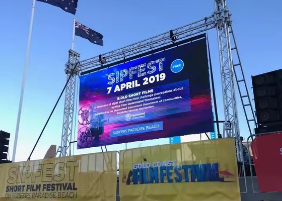 Écran d'affichage LED adapté aux expositions, aéroports et gares routières