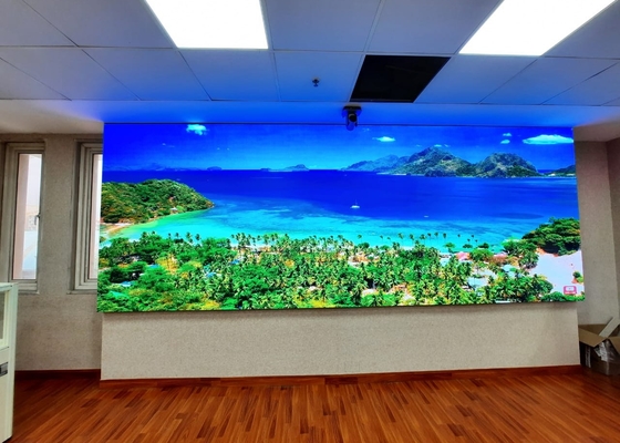 Affichage LED fixe/boîte en fer à l'intérieur P2.5 Affichage LED locatif 1R1G1B Pixel
