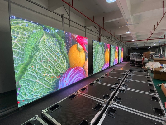 Vidéo Publicité Location Écran P8 Affichage LED Panneau d'affichage, Écran LED couleur intégral intérieur 1/4 Mode d'analyse
