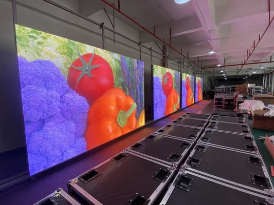 Vidéo Publicité Location Écran P8 Affichage LED Panneau d'affichage, Écran LED couleur intégral intérieur 1/4 Mode d'analyse