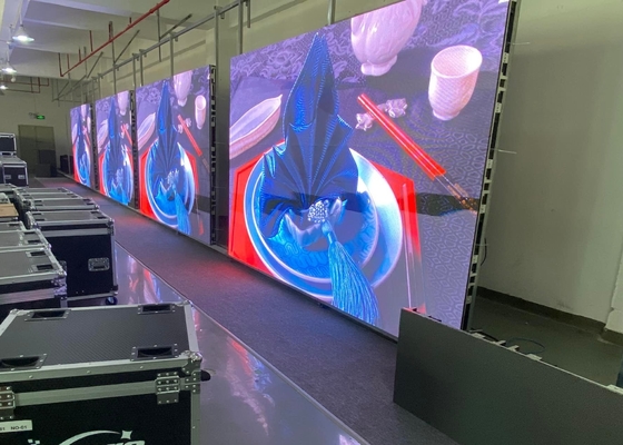 Vidéo Publicité Location Écran P8 Affichage LED Panneau d'affichage, Écran LED couleur intégral intérieur 1/4 Mode d'analyse