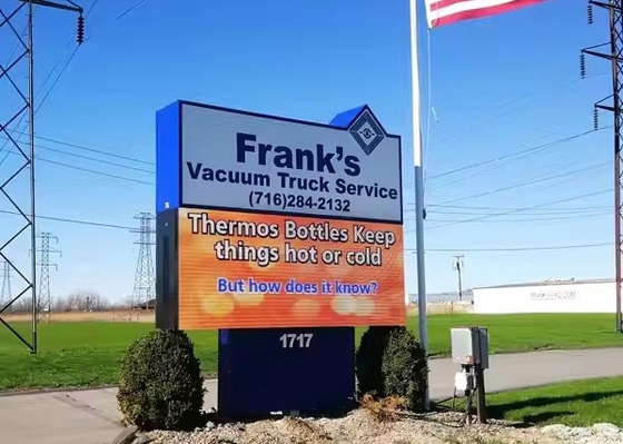 Location / coulée sous pression Aluminium plein couleur publicité extérieure affichage LED P1.667 LSN Système IP34 imperméable à l'eau