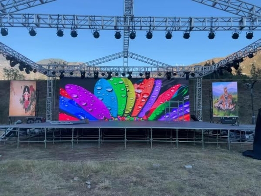 Écran de location extérieur imperméable à l'eau HD basse énergie IP65 affichage LED fixe P10 panneau d'affichage