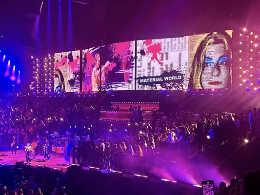 P4.8 Publicité haute définition Écran en aluminium LED imperméable à l'eau à moulage sous pression avec garantie de 3 ans