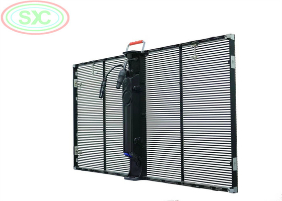 Écrans LED suspendus affichage LED transparent avec luminosité réglable de 1000*500 mm