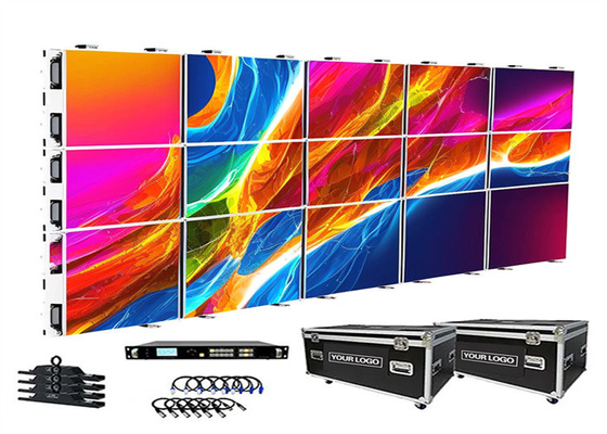 SMD2121 P5 Armoire en fer et en acier fixe à écran d'aluminium à coulée sous pression à LED RGB extérieur