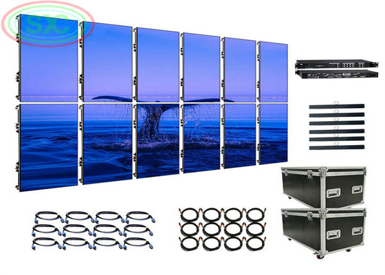 P4.81 Panneau LED 500*500mm ou 500*1000mm, écran LED mural à haute résolution SMD