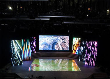 Scène publicitaire Écrans LED intérieurs HD Mur vidéo 3 mm Pixels Haute luminosité Centre commercial