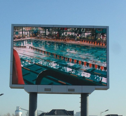 Mur vidéo LED de taille personnalisée pour la publicité en extérieur avec une configuration de pixels haute résolution et haute contrast pour la lecture