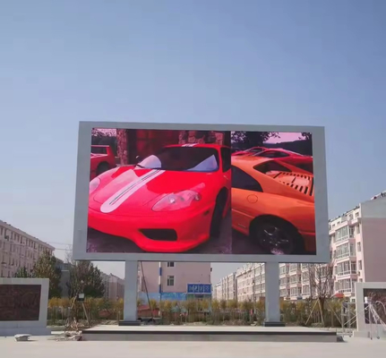 Affichage LED plein couleur extérieur pour la publicité et les événements SCX LED P8 P10 P5 P6 Écran LED extérieur d'installation fixe
