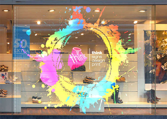 AC100-240V 60Hz Écran d'affichage LED transparent à entrée pour publicité intérieure Fonction d'affichage vidéo 3-5 ans de garantie