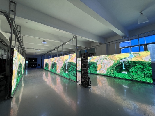 Le fond de scène de l'église Location d'écran LED ultra-mince haute définition avec fonction d'affichage de texte