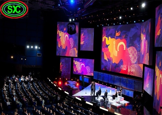 P4 Écran mural vidéo LED à l'intérieur en pleine couleur 80*40 Résolution de module Panneaux d'affichage publicitaires