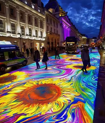 Résistance à l'eau IP65 IP67 P2.5 P2.9 P3.91 P4.81 P5.2 P6 P6.25 Touch Interactive Scène de danse Parquet LED Écran de sol