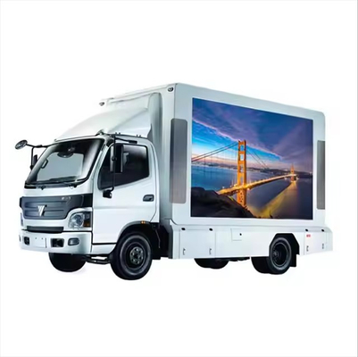 Affichage à LED de camion mobile Installation sur camion pendant 1000 heures Moyenne sans panne et affichage vidéo durable