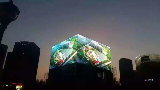 Affichage LED plein couleur haute résolution extérieur p10 avec des performances stables pour le signal de diffusion télévisuelle 10 mm Pixel Pitch 7000 cd/m2 Luminosité 16.7 millions de couleurs IP65/IP54 Protection 800W/m2 Puissance maximale