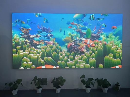 Bon prix 160000 Points/m2 Densité pleine couleur Tableau LCD LED intérieur avec résolution de module 64x64points en ligne