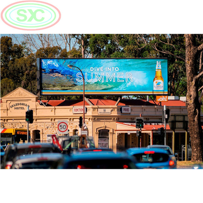 Personnalisation de l'armoire en fer et en acier à l'extérieur installation fixe panneau LED panneau publicitaire LED affichage LED pour la publicité