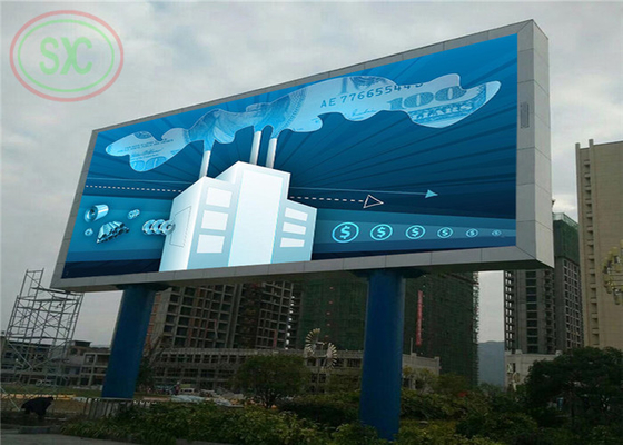 Personnalisation de l'armoire en fer et en acier à l'extérieur installation fixe panneau LED panneau publicitaire LED affichage LED pour la publicité
