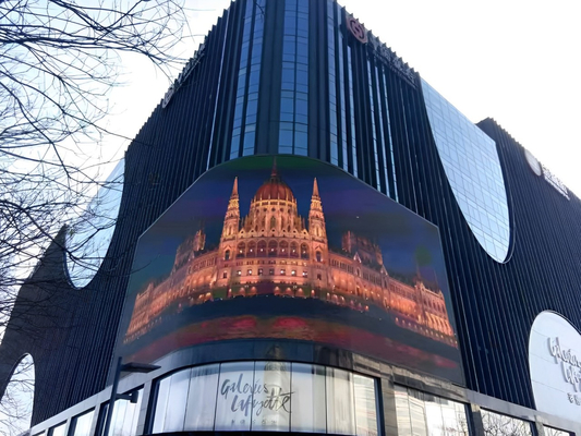 P6 Affichage extérieur à LED à couleur complète avec angle de vision horizontal et vertical de 120° pour de larges applications