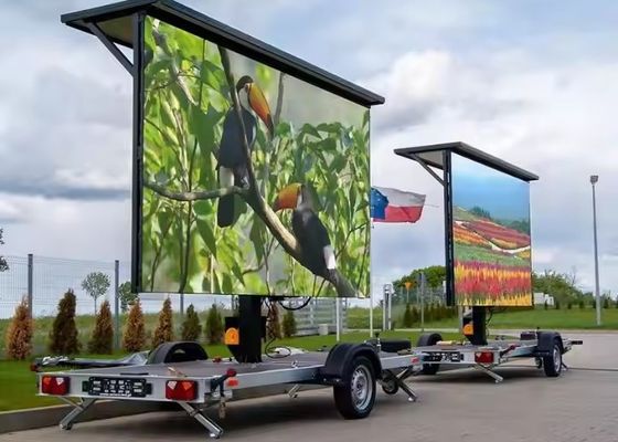 Bon prix P3.91 Affichage LED couleur complète de voiture Publicité Convient Modèle HD imperméable à l'eau en ligne