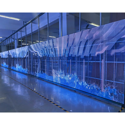 Bon prix Méthode de conduite Écran LED transparent Écran LED translucide pour les performances en ligne