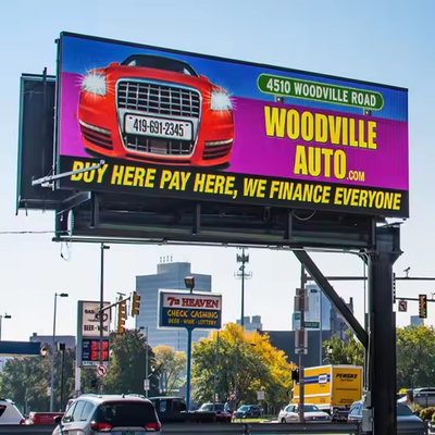 P10 Panneau publicitaire LED extérieur Affichage publicitaire LED couleur complète pour vos besoins publicitaires