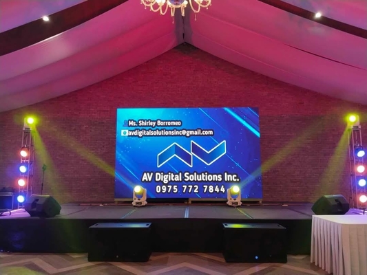 768 x 768 mm Panneau LED RGB à l'intérieur en couleur complète avec module Taille 192 mm x 192 mm Enveloppe publicitaire