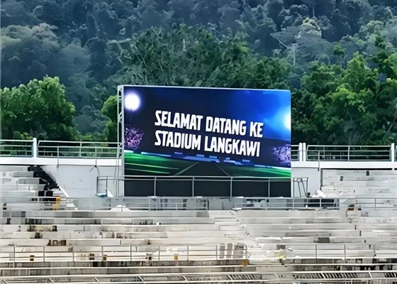 Stade extérieur affichage LED cri publicitaire P10 en couleur complète 960 * 960mm panneaux d'affichage