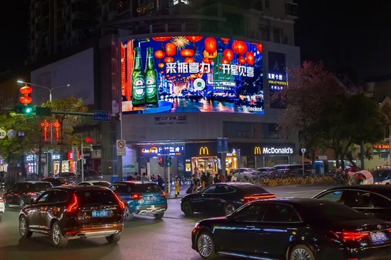L'aluminium de coulée sous pression en extérieur publicité RGB LED couleur complète affichage personnalisé Flex Module P4 Haute résolution