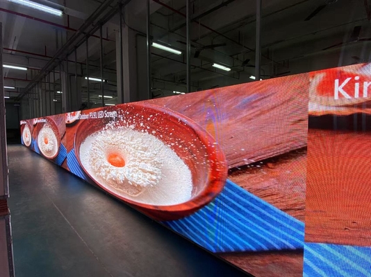 Location extérieure Full Color Waterproof HD LED Display P8 Front-End Service Installation fixe