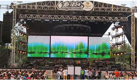 HD Grand Location 4,81 mm RGB LED Moniteur à LED Grand écran Lecture vidéo 500 * 100 mm IP65