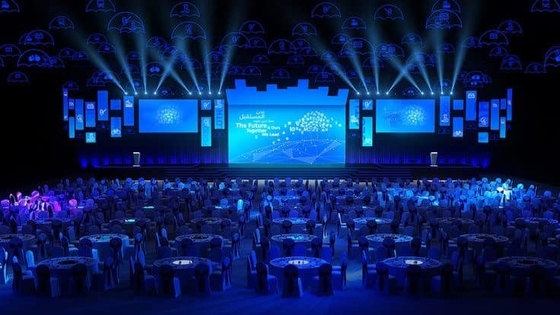 Écran vidéo extérieur LED SMD P5 / 8500 Nits Écran mural extérieur LED