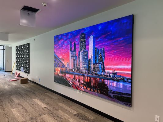 Bon prix P6 Extérieur HD SMD affichage à LED en aluminium en plâtre écran en fer à couleur écologique en ligne