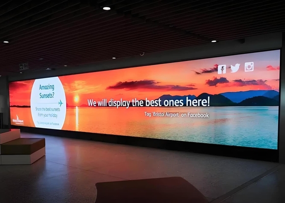 Muro vidéo HD LED étanche pour la publicité dans les supermarchés, affichage LED DIP