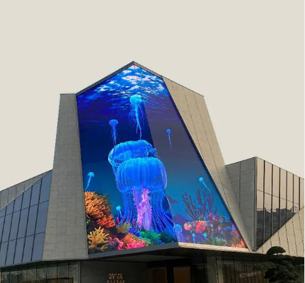 Écran suspendu SMD3535 Écran d'affichage LED plein couleur pour la publicité extérieure IP65 320*160mm Garantie 3-5 ans