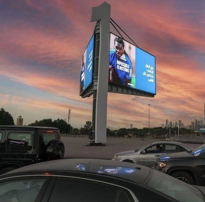 P10 RGB Hd Écran extérieur à LED Affichage vidéo Photos Armoire en aluminium en fonte