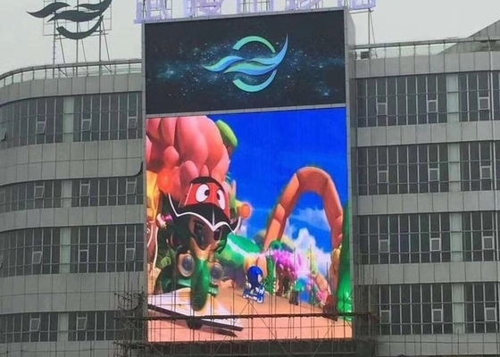 P10 RGB Hd Écran extérieur à LED Affichage vidéo Photos Armoire en aluminium en fonte
