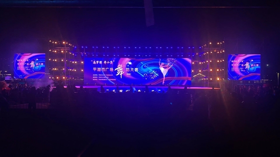 Vente à chaud P10 Vidéo haute définition en extérieur Grande publicité Led Mur vidéo haute qualité 1/4 Mode de numérisation