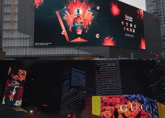 Bon prix Écran LED plein couleur extérieur à puce Epistar, panneau d' affichage extérieur à LED P3-P10 en ligne