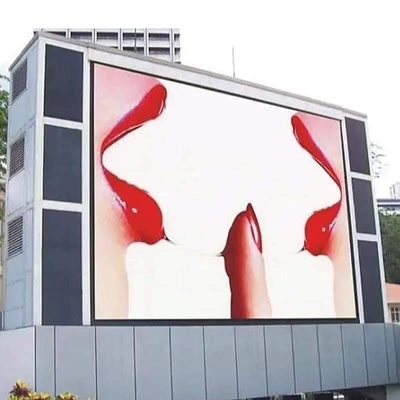 Taux de rafraîchissement élevé SMD3535 P6 Affichage publicitaire en plein air en couleur avec 5000 cd / m2 Lumière et distance de vision optimale