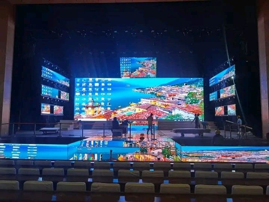 Location extérieure ultra-mince Écran LED Mur vidéo 25mm Pixel Pitch