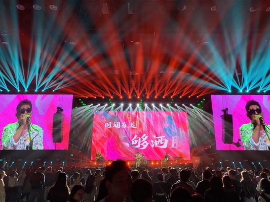 Location extérieure ultra-mince Écran LED Mur vidéo 25mm Pixel Pitch