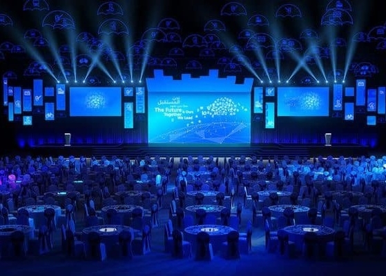 Écran LED métallique grand écran publicitaire extérieur P6 32*32 Résolution Aluminium