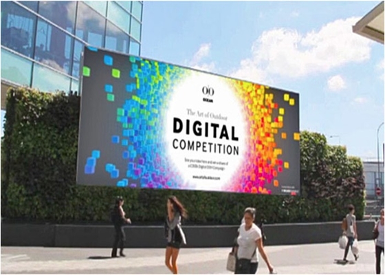 1/13 Mode de numérisation Publicité Affichage LED en couleur P4.81 Écran extérieur imperméable à l'eau HD Haute luminosité
