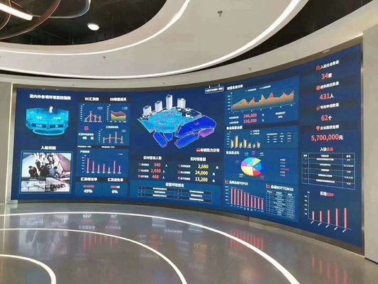 Location panneaux d'affichage LED Intérieur Écran lumineux 800cd Vidéo Vivide Epistar 4mm Pixel Pitch