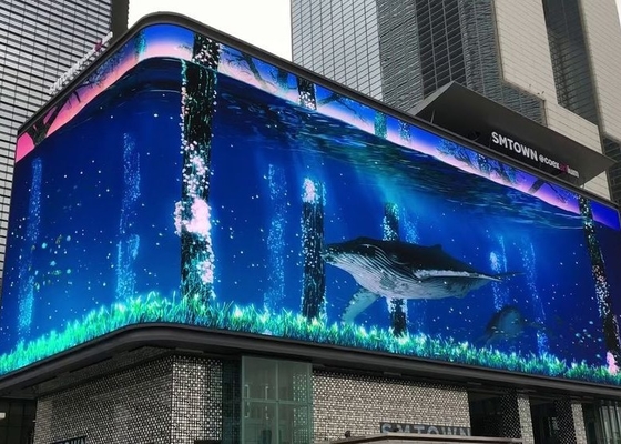 Installation de location Affichage intérieur et extérieur Haute luminosité Affichage extérieur étanche à l'eau à LED à couleur P10