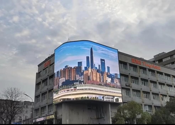 Location et installation Écran de stade LED en aluminium moulé à la fonte Écran de l'écran de l'écran 3.91mm, 500*1000mm plein couleur mur vidéo extérieur