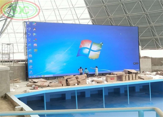 Display LED extérieur à couleur complète P12 en aluminium sous pression, publicité multi-signaux conforme à la norme CE / RoHS